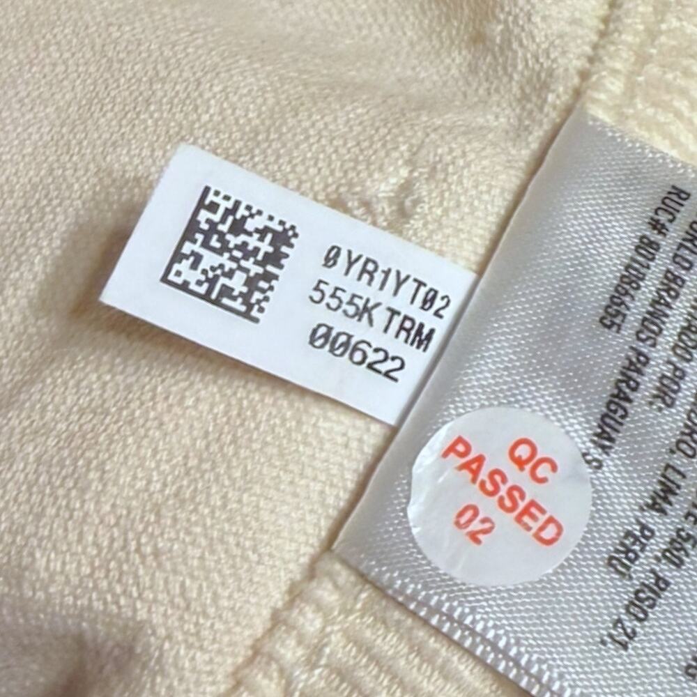 American Eagle Festival Flare Stretch Corduroy Pant Women's 6 Cream Spring NEW - Picture 9 of 9